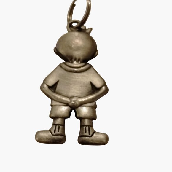 Boy Pendant Birthstone Charm January July Red Rhinestone - Picture 3 of 3